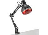 Lampada A Infrarossi A Luce Rossa - Lampada Termica Per Alleviare Il Dolore E Rilassare I Muscoli - Pieghevole - 220 V - 150 W - Attacco E27 - Spina Ue - Interruttore Touch