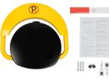 Barriera Per Parcheggio - Barriera Automatica - Con Telecomando - Sensore Automatico - Pieghevole - Anti-Collisione - Altezza 40/8 Cm - Funzionamento A Batteria (Batteria Non Inclusa) - Giallo
