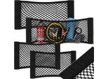 Edibazzar | Rete Per Bagagliaio, 4 Pezzi, Elastica Con Chiusura In Velcro, 2 Misure