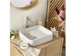 Lavabo Da Appoggio Rettangolare In Terrazzo 45X38Cm