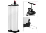 Pompa Di Aspirazione Olio - Aspiratore Manuale A Vuoto 7 L - Per Auto - Cambio Olio E Trasferimento Carburante - Pompa Manuale A Sifone - Bianco