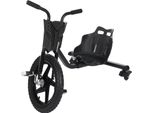 Triciclo Drift Per Bambini - Drift Trike - Ruote Posteriori Luminose - Sedile Regolabile - Pedali Antiscivolo - Portata 80 Kg - Nero