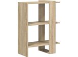 Vidaxl Libreria Sonoma In Rovere 52 X 25 X 71,5 Cm Materiale Ligneo