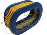 Filtro Aria Per Motosega Macallister Fuxtec Scheppach Hyundai Brast Einhell 45Cc