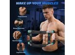 Allenatore Per Mani E Presa - Anello Di Presa Twister Arm Trainer - Resistenza A Molla - Allenamento Braccia E Avambracci - Forza Muscolare - Portatile - Unisex - Blu