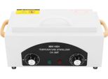 Sterilizzatore Per Strumenti Da Manicure E Barbiere - Sterilizzatore A Calore Secco 2L - 50-220 °C, Timer Regolabile 0-60 Min, 300 W, Spina Ue 220-240 V, Acciaio Inossidabile - Bianco