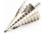 Set Di Punte A Gradini - Punte Coniche - Acciaio Rapido Hss - 6-60 Mm - Per Metallo E Plastica - Sbavatura - Argento