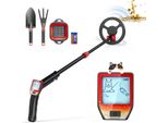 Metal Detector/Rilevatore Di Metalli Per Bambini - Set - Display Lcd - Bobina Di Ricerca Impermeabile - Alta Precisione - Batteria Inclusa - Argento