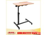 Scrivania Mobile In Piedi - Scrivania Per Computer Con Rotelle - Forma A L - Regolabile In Altezza - Rotelle Bloccabili - Portatile - Richiede Assemblaggio - Per Scuola/Ufficio