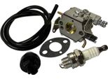 Set Carburatore Per Turbo Silent Bks 3536 4041 Jonsered Cs 2137 2138 / 5300697-03