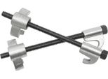 Tenditore Per Molle Per Auto - Set Di Utensili Per Compressori Per Molle Elicoidali - Ammortizzatore Macpherson - Universale - Acciaio Pesante - Argento