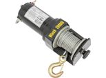Argano Elettrico - 12 V Cc - Fune In Acciaio - Comando Manuale - Per Sollevare E Tirare
