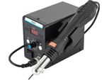 Stazione Di Saldatura Ad Aria Calda - 858D - Stazione Di Dissaldatura E Rilavorazione Smd - 700 W - 220 V - Flusso D'aria Regolabile - Acciaio - Nero