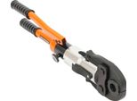 Pinza Idraulica Per Crimpare Capicorda - CW-1632 - Forza Di Pressatura 10 T - Corsa 20 Mm - Crimpatura Esagonale - 10 Matrici - Peso 5,22 Kg - Arancione