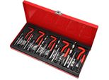 Set Di Riparazione Filettature - 131 Pezzi - Per Blocco Motore - M5 M6 M8 M10 M12 - Per Metallo - Bianco