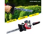 Tagliasiepi A Benzina - Tagliabordi A Due Tempi - 22,5 Cm³ Monocilindrico Raffreddato Ad Aria - Minimo 3.500 Giri/Min - 90–105 Db - Rosso
