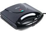 Griglia Elettrica - Griglia A Contatto/Sandwich Maker - Riscaldamento Su Entrambi I Lati - 850 W - 220 V 50 Hz - Compatta 22×20 Cm - Nera
