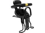 Seggiolino Per Bicicletta / Seggiolino Per Bambini Per Bicicletta - Montaggio Anteriore - Lega Di Alluminio - Cintura Di Sicurezza Regolabile - Cuscino A Forma Di U - Fino A 30 Kg - Nero