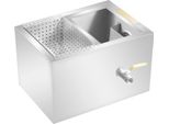 Separatore Di Grassi - Separatore Olio-Acqua - 18-20 L - Acciaio Inossidabile - Da Incasso - 35X25X23 Cm - Gastronomia - Bianco