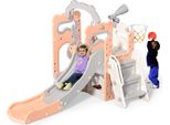 Set Da Gioco Per Bambini 6 In 1 - Scivolo, Struttura Per Arrampicata E Altalena - Scivolo Extra Lungo 170 Cm - Interno/Esterno - Autoportante - - Per Bambini Da 0 A 3 Anni
