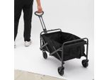 Carrello Pieghevole - Carrello Da Trasporto - Ultraleggero - Ruote In Gomma Da 12,7 Cm - Pieghevole E Compatto - Per Attività All'aperto, Picnic E Mercato - Verde