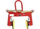 Morsetto Per Pietra - Morsetto Di Sollevamento Per Lastre - Carico Pesante - Capacità Di Carico 330 Kg - Regolabile - Acciaio Al Carbonio - Rivestimenti Antiscivolo In Gommapoliuretano- Per Marmo/Granito - Rosso/Giallo