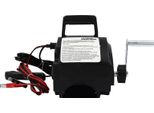 Verricello Elettrico / Verricello Per Ancora - 12 V - Motore A Corrente Continua A Magneti Permanenti - Unidirezionale - Forza Di Trazione 2.722 Kg - Acciaio E Abs - Nero