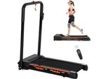 Tapis Roulant Elettrico/Walking Pad - Pieghevole - Display Lcd - Velocità 1-6 Km/H - Robusto Telaio In Acciaio - Nero