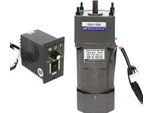 Motoriduttore Ca - 90 W 220 V - Rapporto Di Riduzione 1:100 (100K) - 0-13,5 Giri/Min - Regolatore Di Velocità Regolabile - Asincrono Monofase - Coppia Elevata - Nero
