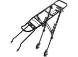 Portapacchi Posteriore Per Biciclette - Portapacchi - Lega Di Alluminio - Pieghevole - Capacità Di Carico 30 Kg - Per Ruote Da 61/66/71 Cm - Per Biciclette Cruiser - Rosso Bordeaux