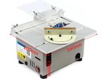 Mini Sega Circolare Da Tavolo - Set - 96 W - Lama Da 10 Cm - 9000 Giri/Min - Profondità Di Taglio 1-29 Mm - Battuta A 90° - Spina Ue 110-240 V
