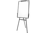 Lavagna Bianca Con Supporto - Lavagna Cancellabile A Secco - 61×91 Cm - Regolabile In Altezza Da 0,97 A 1,58 M - Monofacciale - Pieghevole - Telaio In Alluminio - Nero