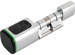Serratura Intelligente Con Impronta Digitale - Cilindro Elettronico - Sblocco Tramite Impronta Digitale - IP53 - Grande Capacità Di Memoria - Nero