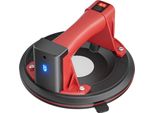 Ventosa Elettrica A Vuoto - Sollevatore Per Vetro/Piastrelle/Granito - 20,3 Cm - Capacità Di Carico 300 Kg - Qualità Industriale - Display Intelligente - Rosso