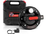 Ventosa Elettrica - Ventosa Per Vetro - 20 Cm - Capacità Di Carico 200 Kg - Alimentazione A Batteria - Caricabatteria 220 V - Per Vetro, Granito, Cartongesso - Nero