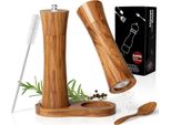 Set Macinae Pepe - Macina Spezie - Legno - Ecologico - Ce/Ue - Giallo