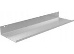 Scaffale A Muro In Acciaio Inox 20 X 25 Cm Con Bordo Come Scaffale Sospeso - Moderno E Minimalista