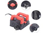Levigatrice Per Pareti/Levigatrice Per Calcestruzzo - Elettrica - 1200 W - 3000 Giri/Min - 220 V 50 Hz - Regolazione Della Profondità 1–4 Mm - 5,25 Kg - Nero/Rosso