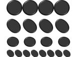 Set Per Massaggio Con Pietre Calde - Con Scatola Riscaldante - 20 Pietre Basaltiche - 110/220 V - 60-220 W - Per Centri Benessere E Spa Domestici - Nero