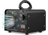 Generatore Di Ozono Apparecchio A Ozono - Purificatore D'aria - 60000 Mg/H Di Ozono - Indicatore Di Temperatura E Umidità - Ue 220 V - - Nero