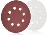 Jumada's - 10X 180 Mm K 120 Disco Abrasivo Con Chiusura In Velcro, Fori Diametro 180 Mm