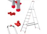 Edilizia | Scala In Alluminio - Monopiede - 8 Gradini - Carico Massimo 125 Kg - Altezza 3,62 M
