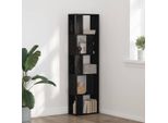 Maison Exclusive - Libreria Effetto Rovere Nero 45 X 23,5 X 162,5 Cm