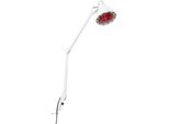 Lampada Termica A Infrarossi - Lampada A Morsetto - 275 W - 220 V - Regolabile A 180° - Attacco E27 - Spina Ue - Per Terapia Del Dolore E Cura Della Pelle - Bianca