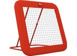 Fortuna Lai Rebounder Per Calcio Pieghevole Regolabile In Altezza Su 5 Livelli Con Bordo Di Protezione Picchetti Parete Di Rimbalzo Rete Per Pallamano Pallavolo Pallacanestro Rosso