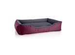 BedDog Hundebett TEDDY Hundesofa waschbares Hundebett mit Rand Hundekissen