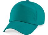 Berretto / Cappello / Cappello Beechfield B10B | Junior Original 5-Panel - Colore: Emerald - Taglia: Unica