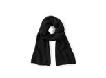 Beechfield B469 | Metro Knitted Scarf / Sciarpa Invernale Da Uomo - Colore: Nero - Taglia: Unica
