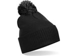 Beechfield B450 | Snowstar Beanie Cappello Invernale - Colore: Nero/Grigio Grafite - Taglia: Unica