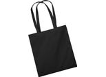 Westford Mill W801 | Earthaware Organic Bag For Life 38 X 42 Cm - Colore: Nero - Taglia: Unica
